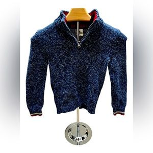 Navy Half Zip Lands End Sweater